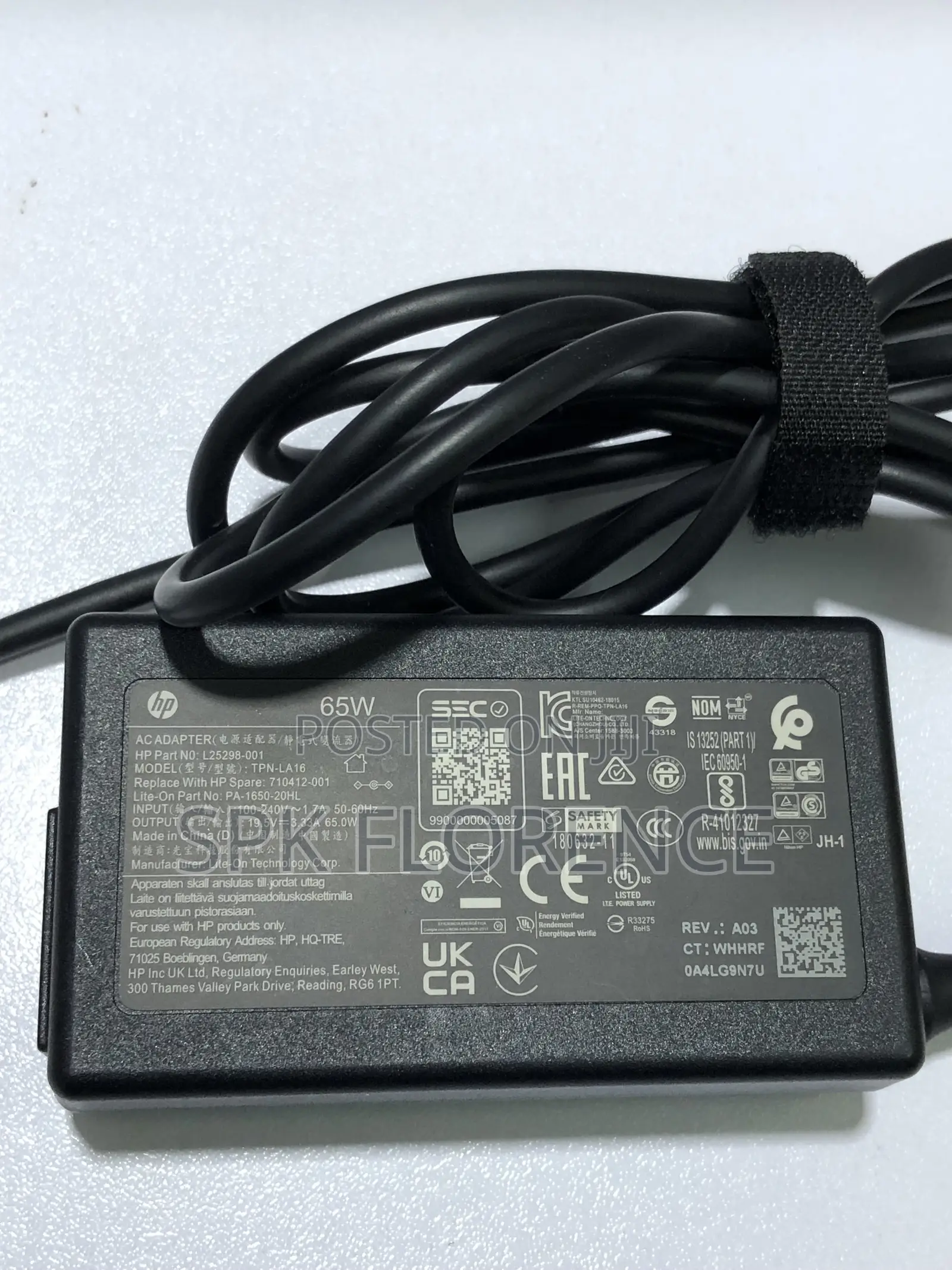 HP Blue Pin 65w 19.5v -3.33a
