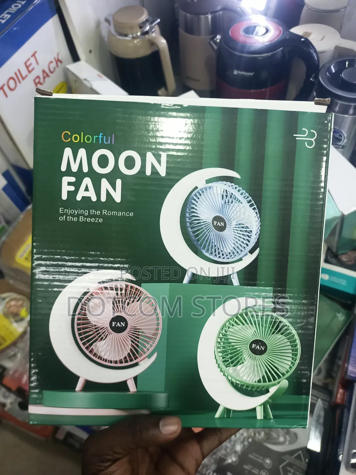 Desktop 5-Light Mini Fan With Led Lighting Rechargeable Fan