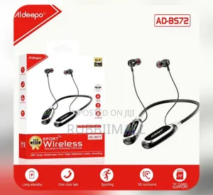 Wireless Sport Neckband Earphones ~Aldeepo AD-BS72