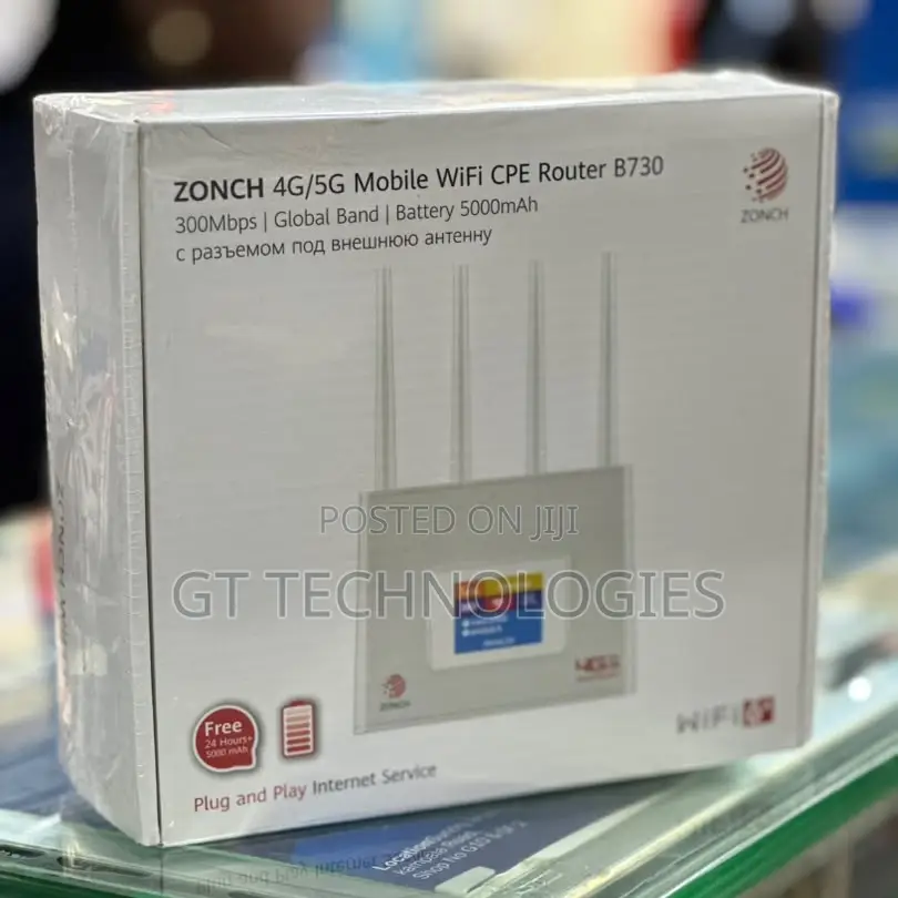Zonch 4g/5g Mobile Router With in Built Battery