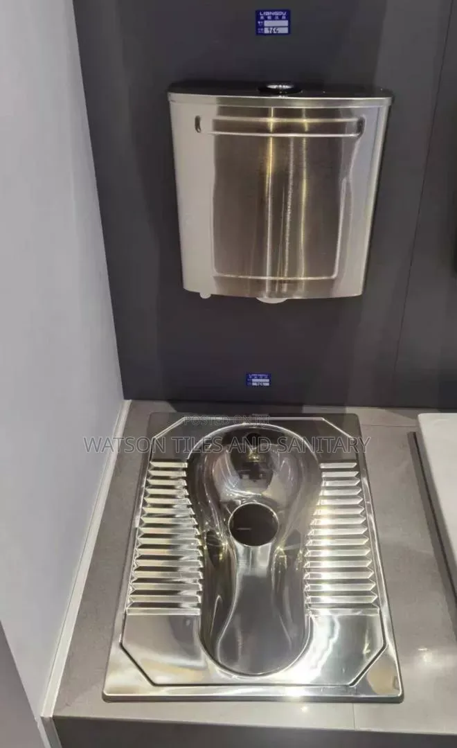 Stainless Squatting Pan and Cistern