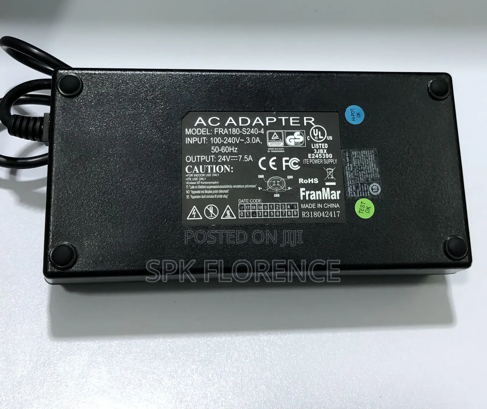 AC Adapter 24v - 7.5A