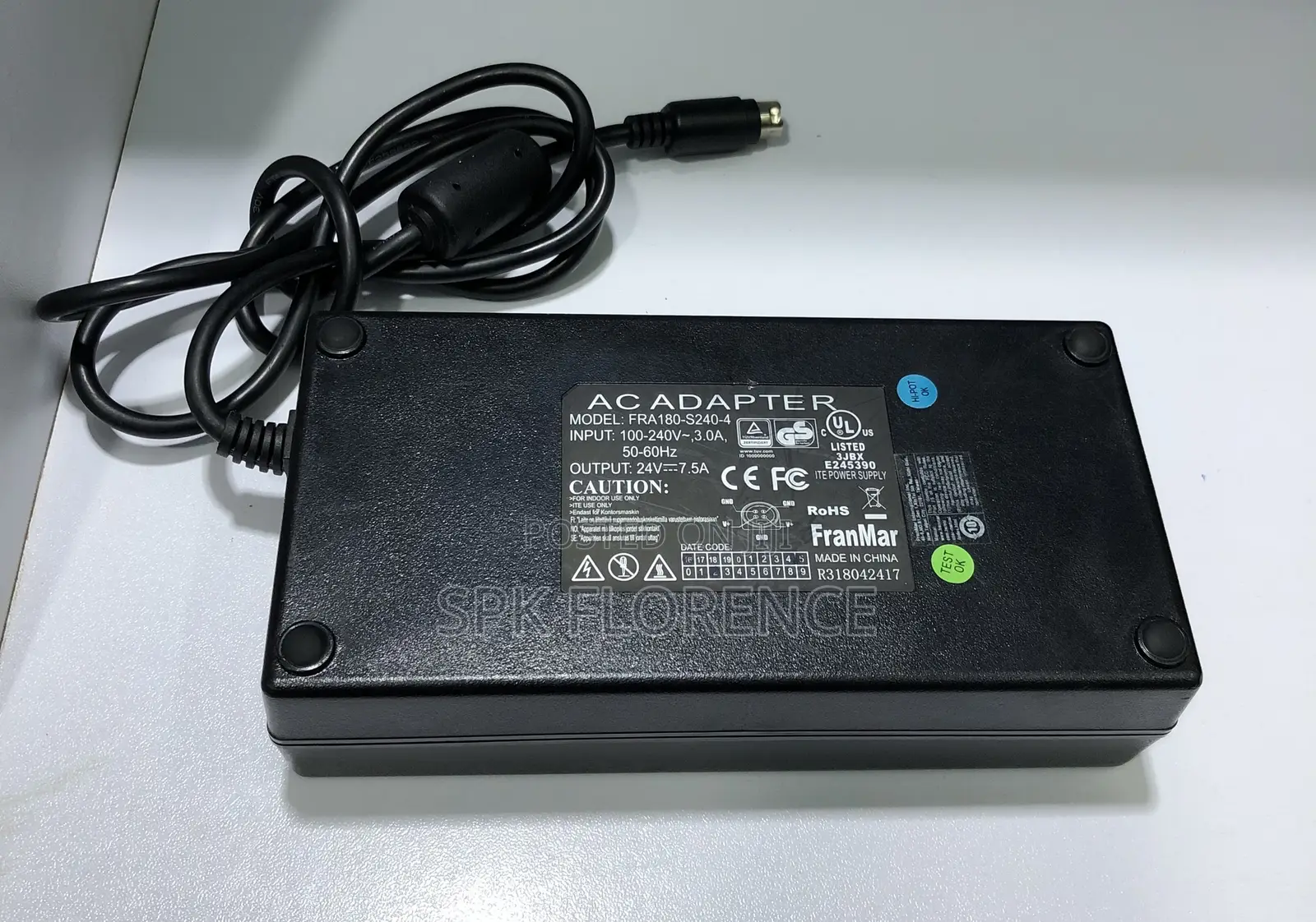 AC Adapter 24v - 7.5A