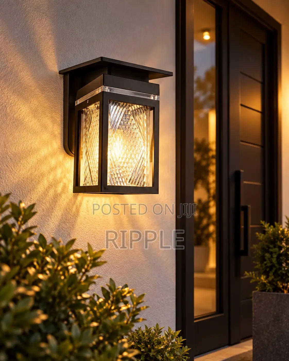 Solar Garden Wall Lights 4 Designs Outdoor Waterproof Fence Lamps