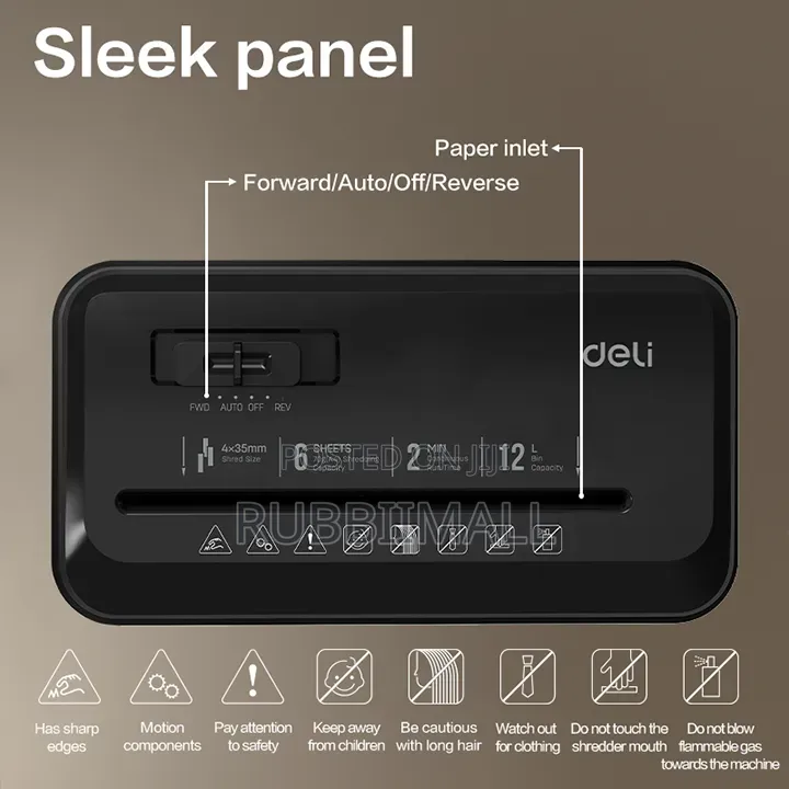 Small Paper Shredder 12L