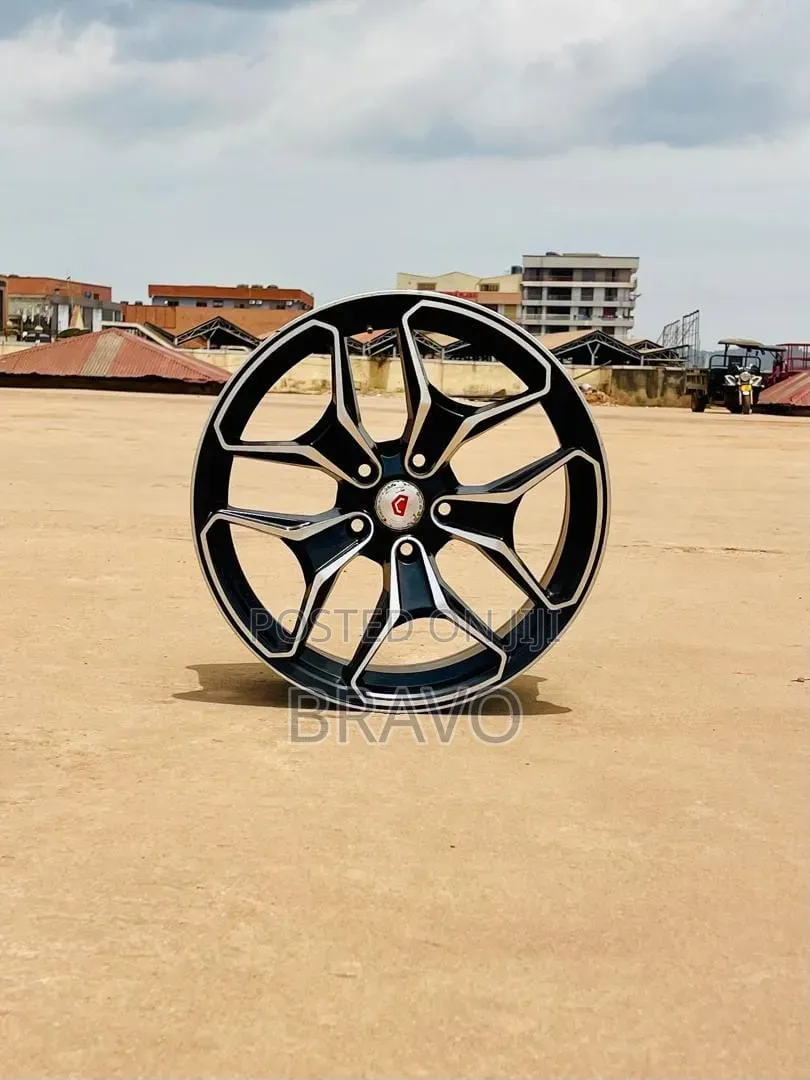 Size 18 Sliver Black Rims for Toyota Harrier, Alphard, Vanguard