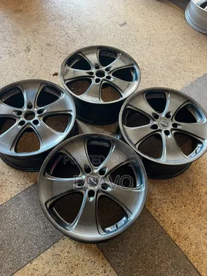 Size 18 Sliver Black Rims for Toyota Harrier, Alphard, Vanguard