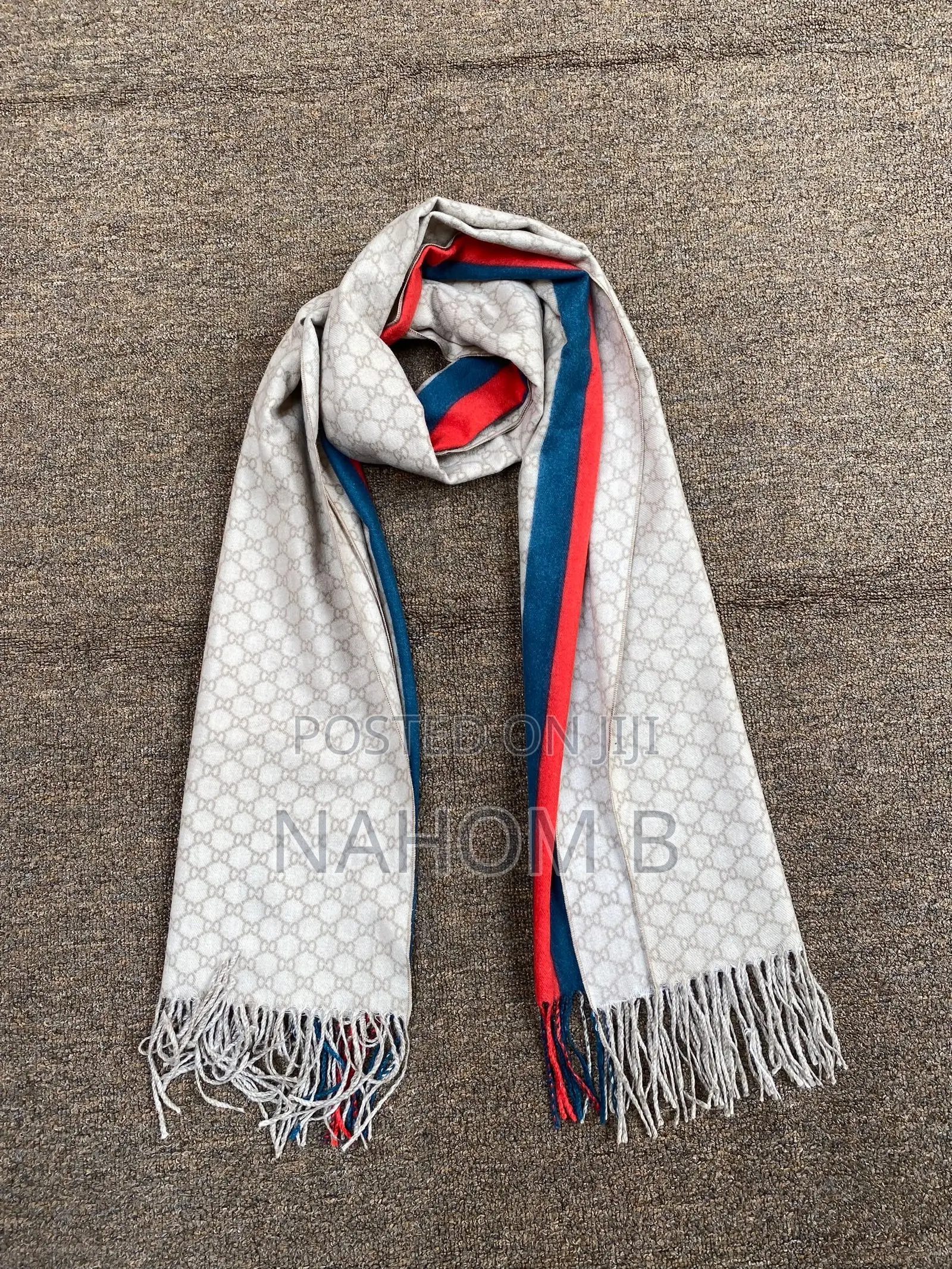Jacquard Wool Scarf