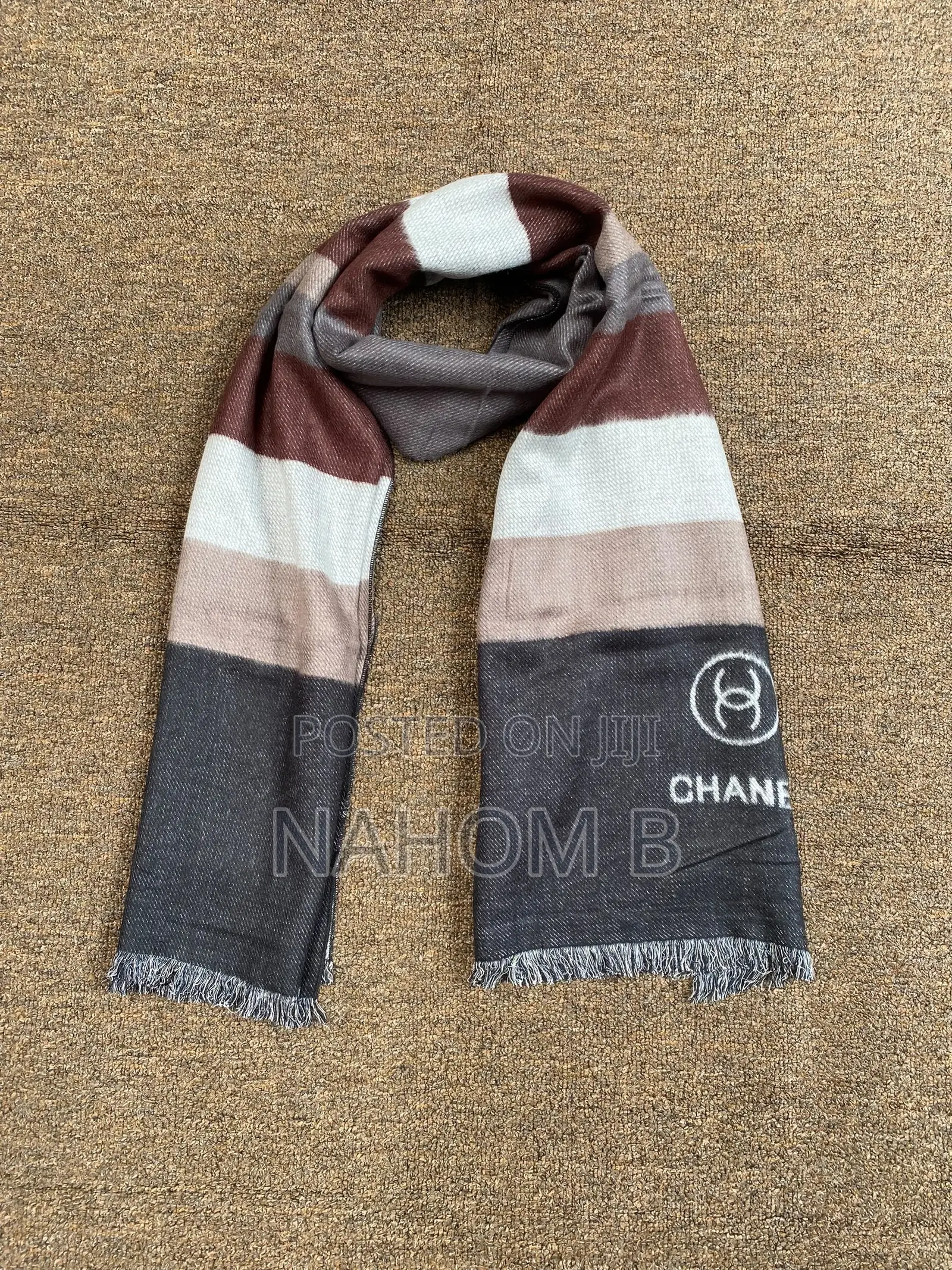 Jacquard Wool Scarf
