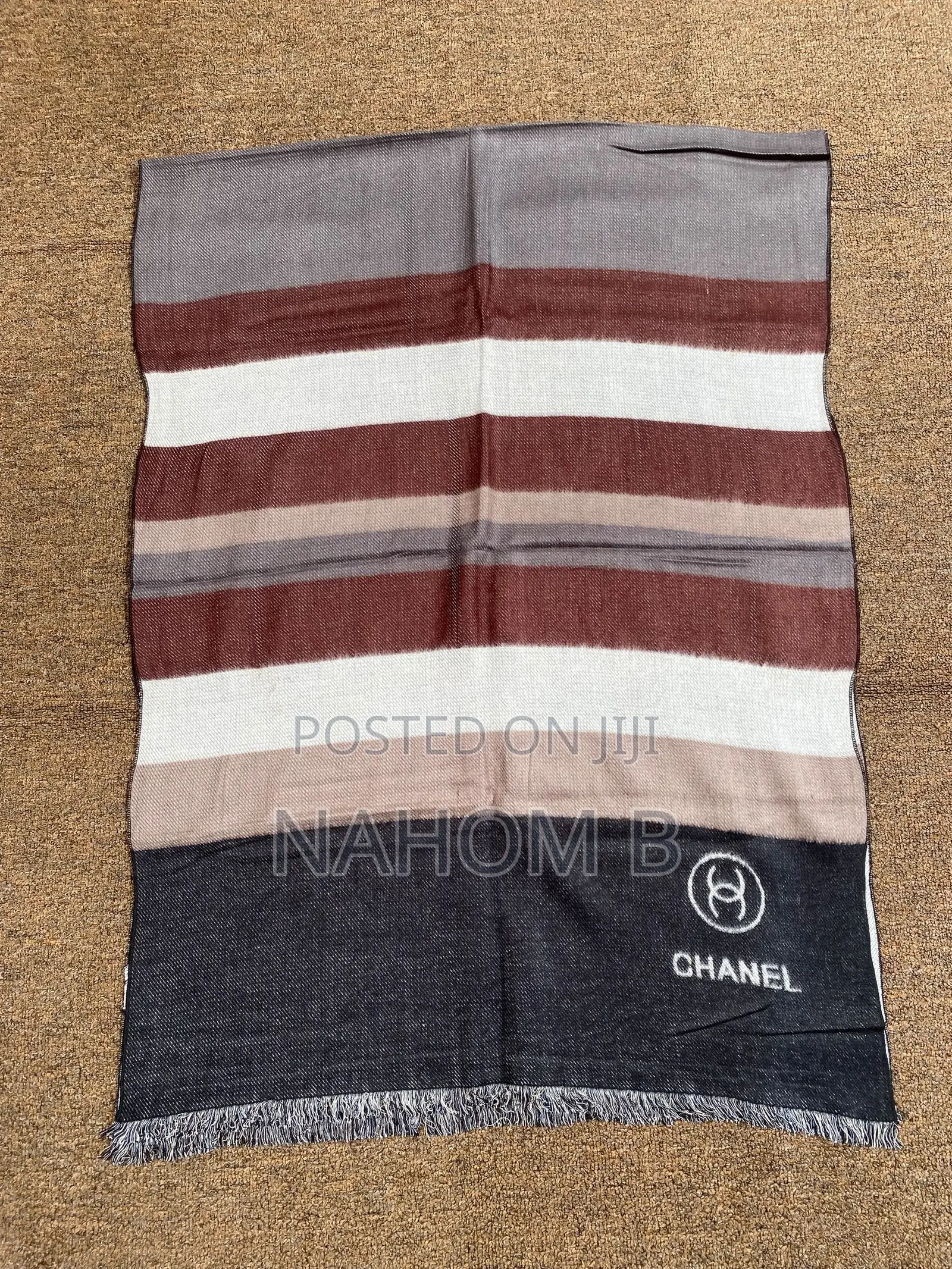 Jacquard Wool Scarf