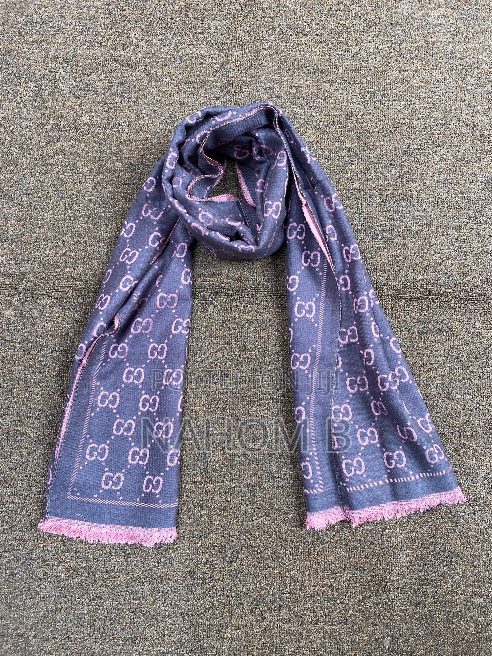 Jacquard Wool Scarf