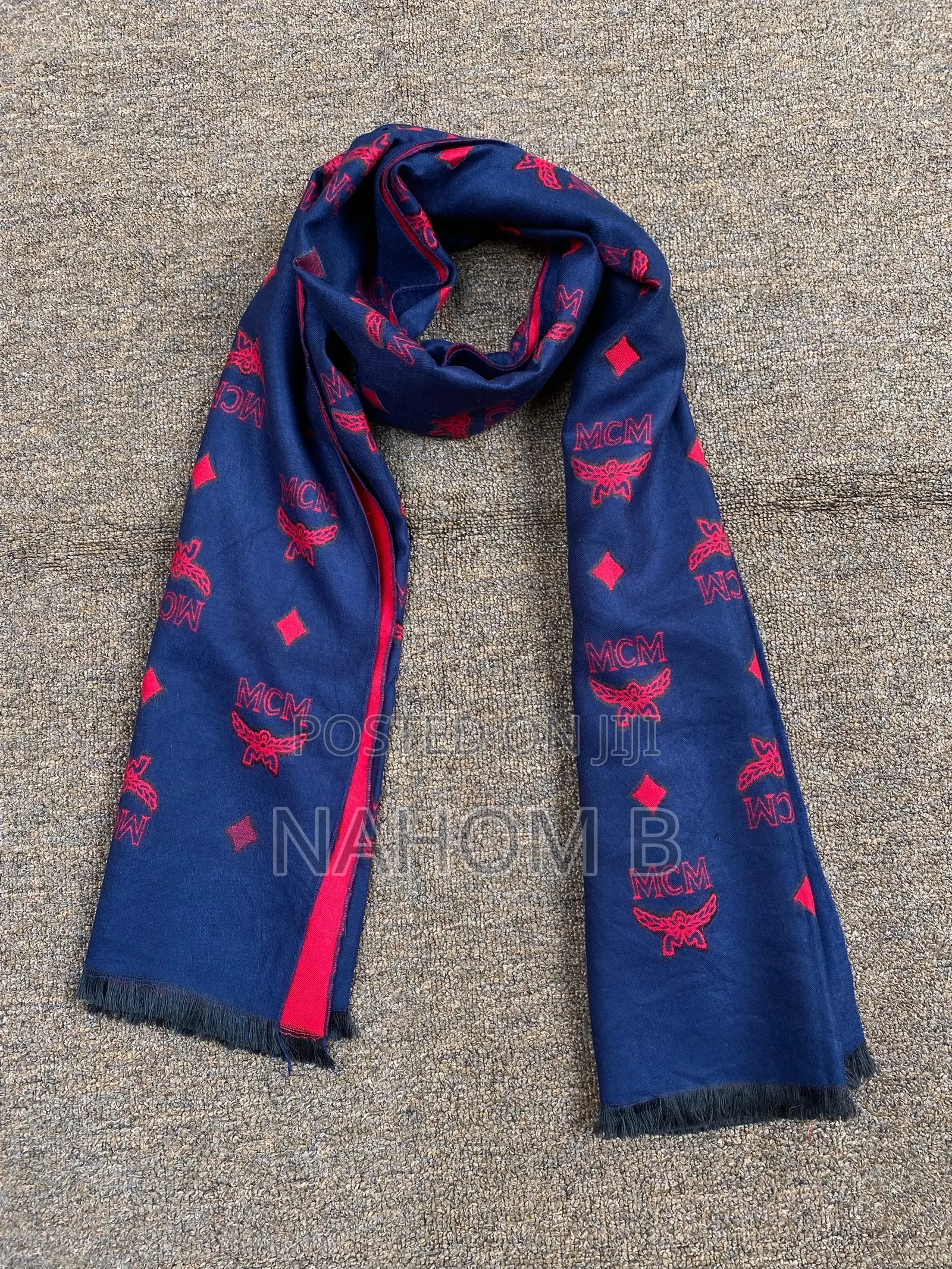 Jacquard Wool Scarf