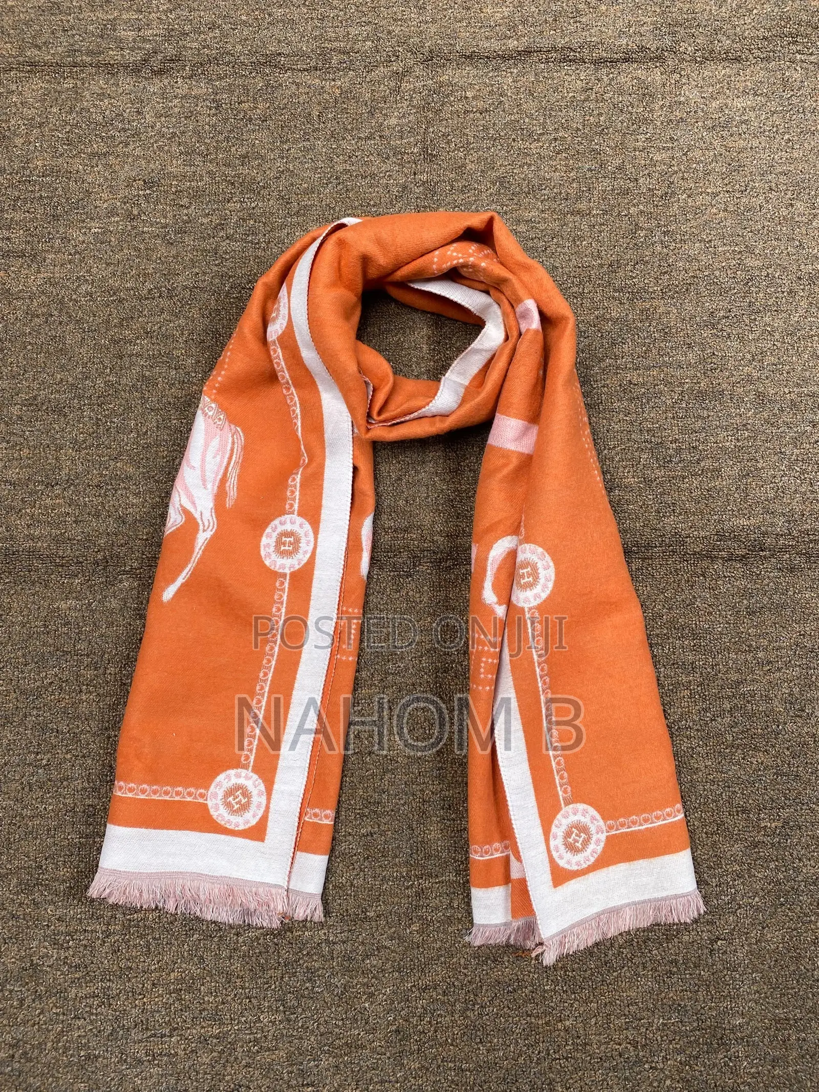 Jacquard Wool Scarf