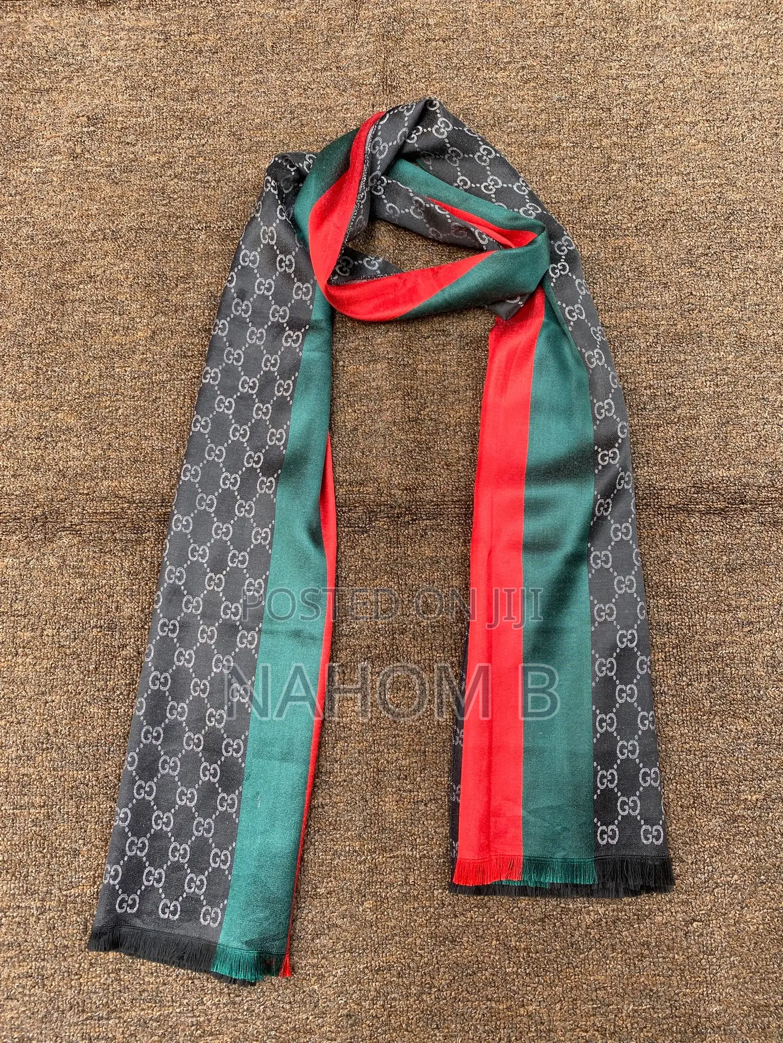 Jacquard Wool Scarf