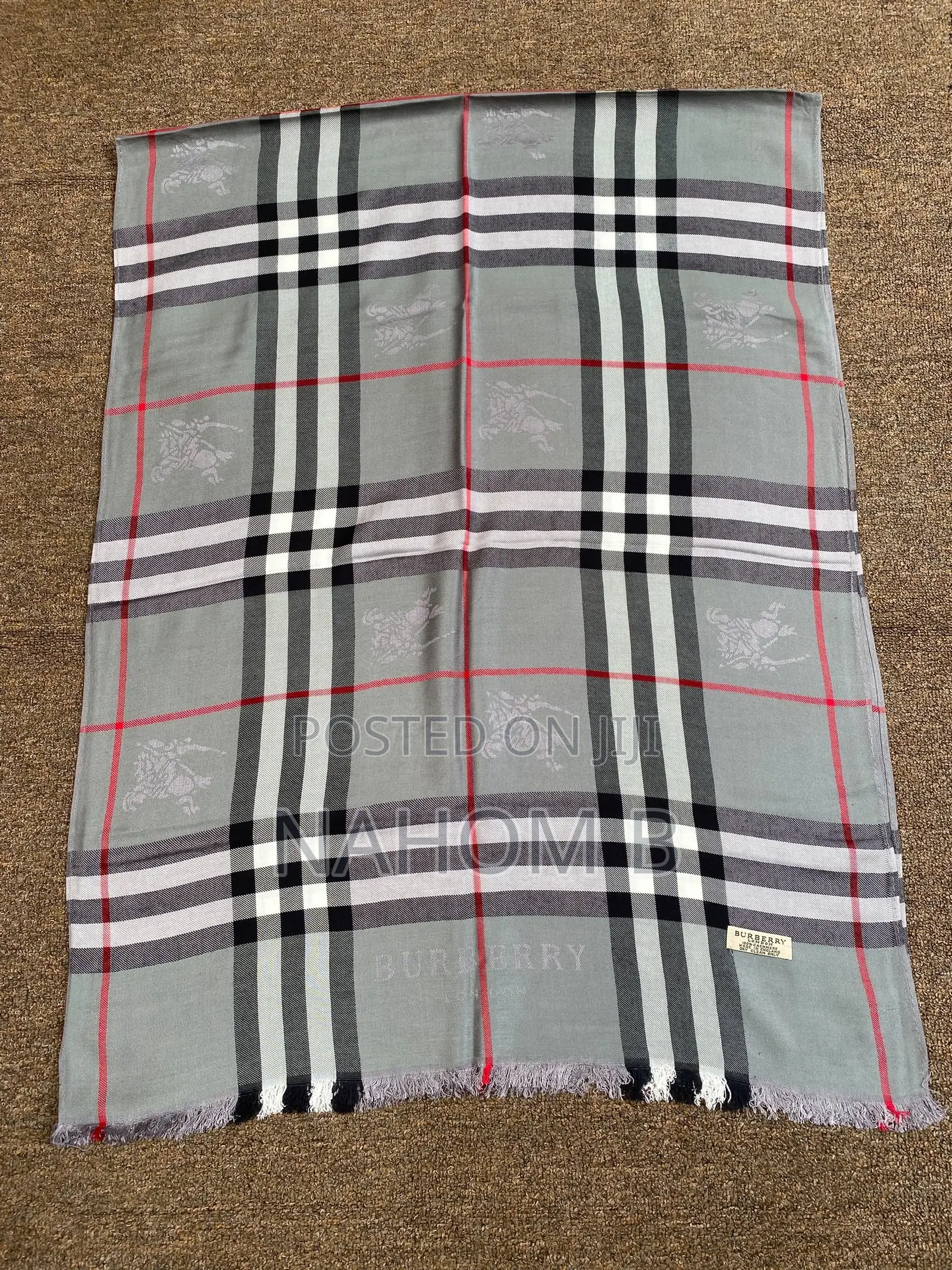 Jacquard Wool Scarf