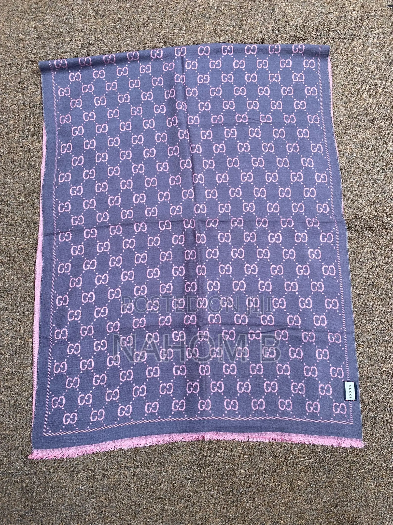 Jacquard Wool Scarf