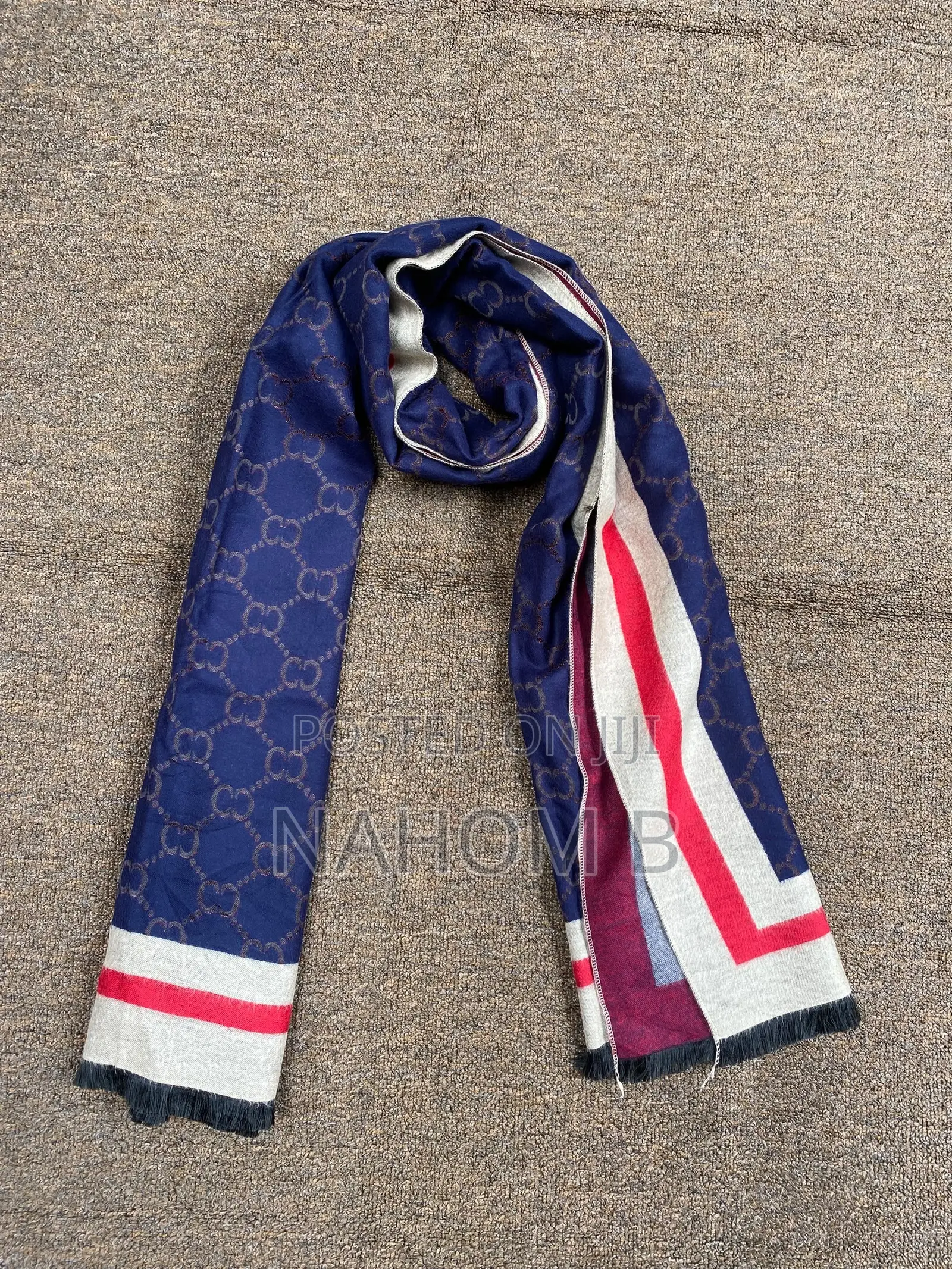 Jacquard Wool Scarf