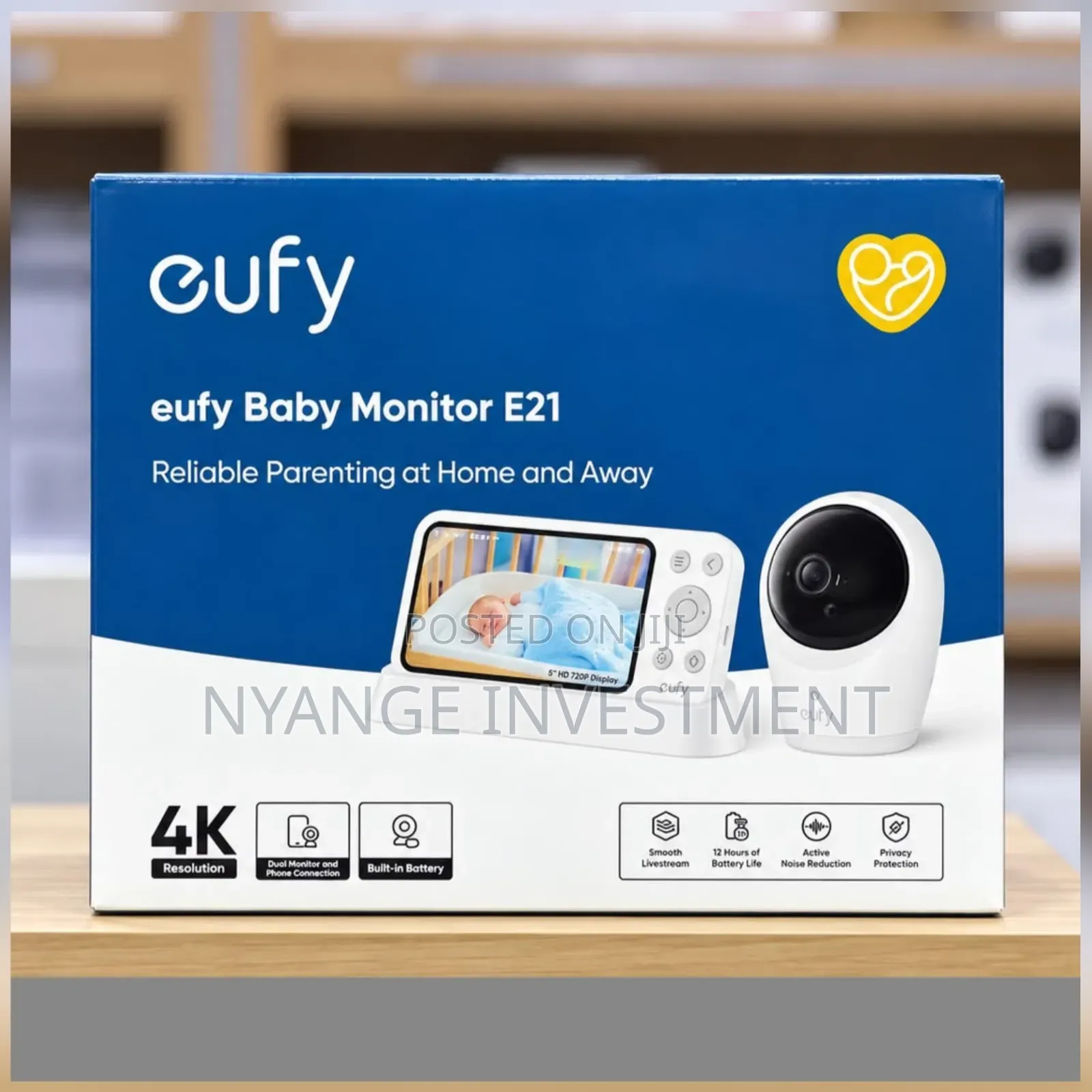Eufy Security Baby Monitor E21 With 4K Resolution