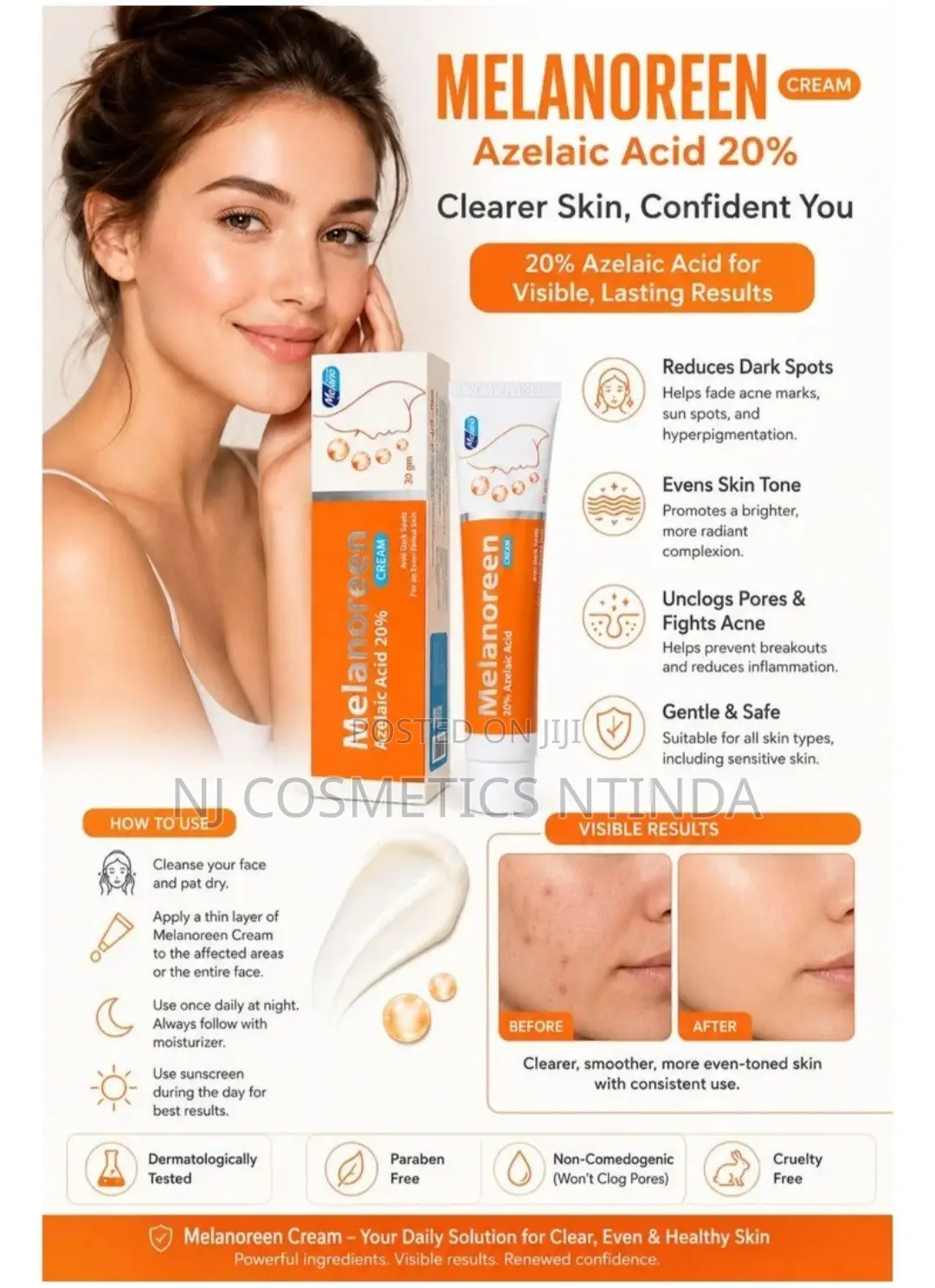 Melanoreen Face Cream by Melano Pharma Even Skin Tone