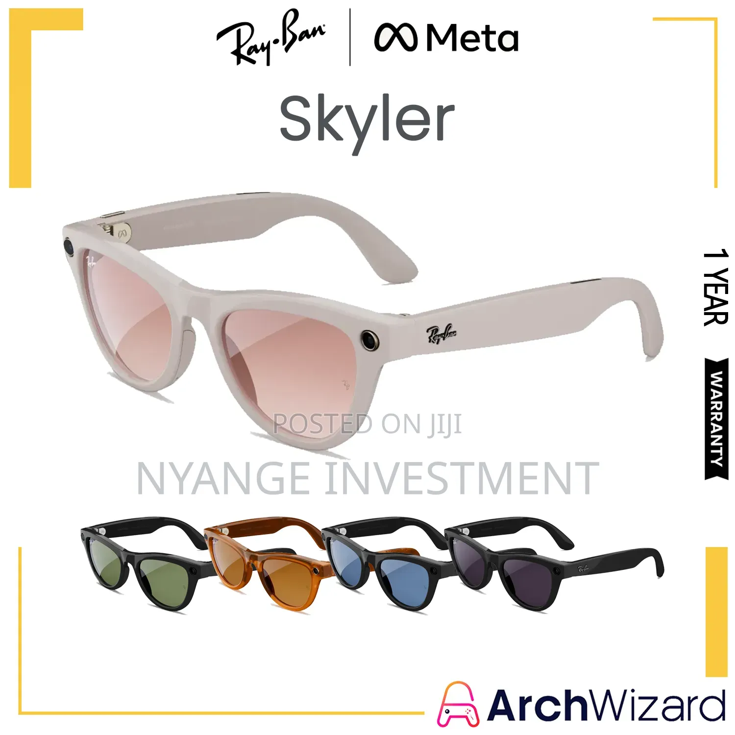 Ray-Ban | Meta Smart Glasses Wayfarer or Skyler Series