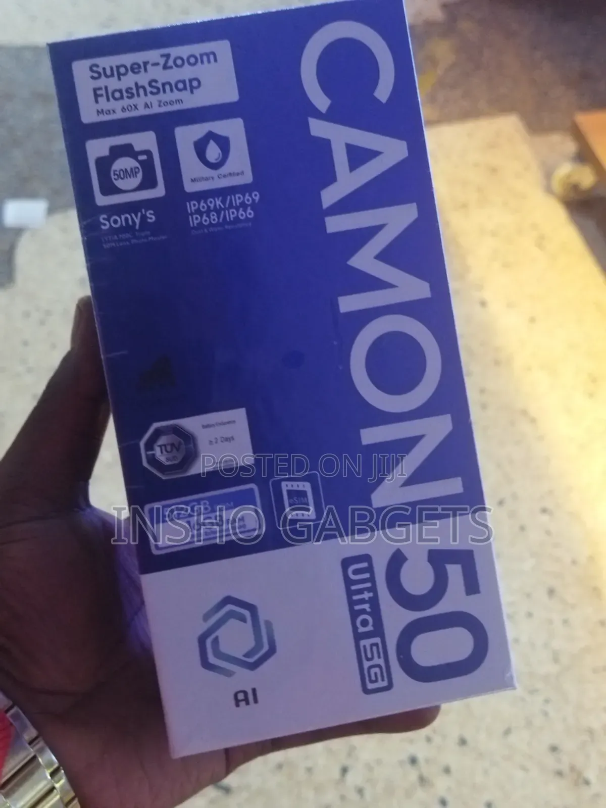 New Tecno Camon 50 Ultra 512 GB Black