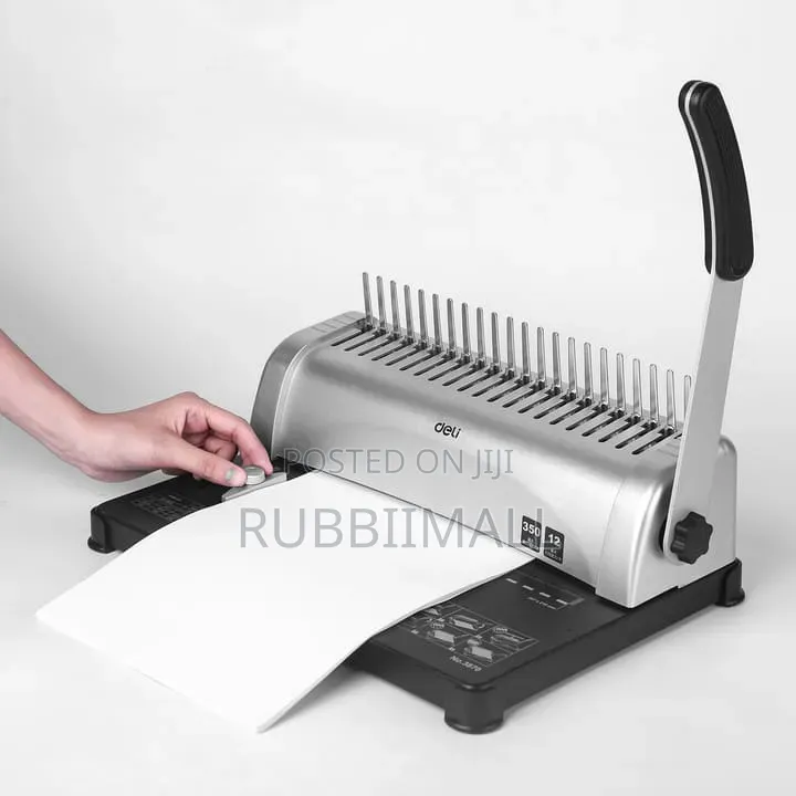 Comb Binding Machine 12 Sheets A4 Metal ~ E3870