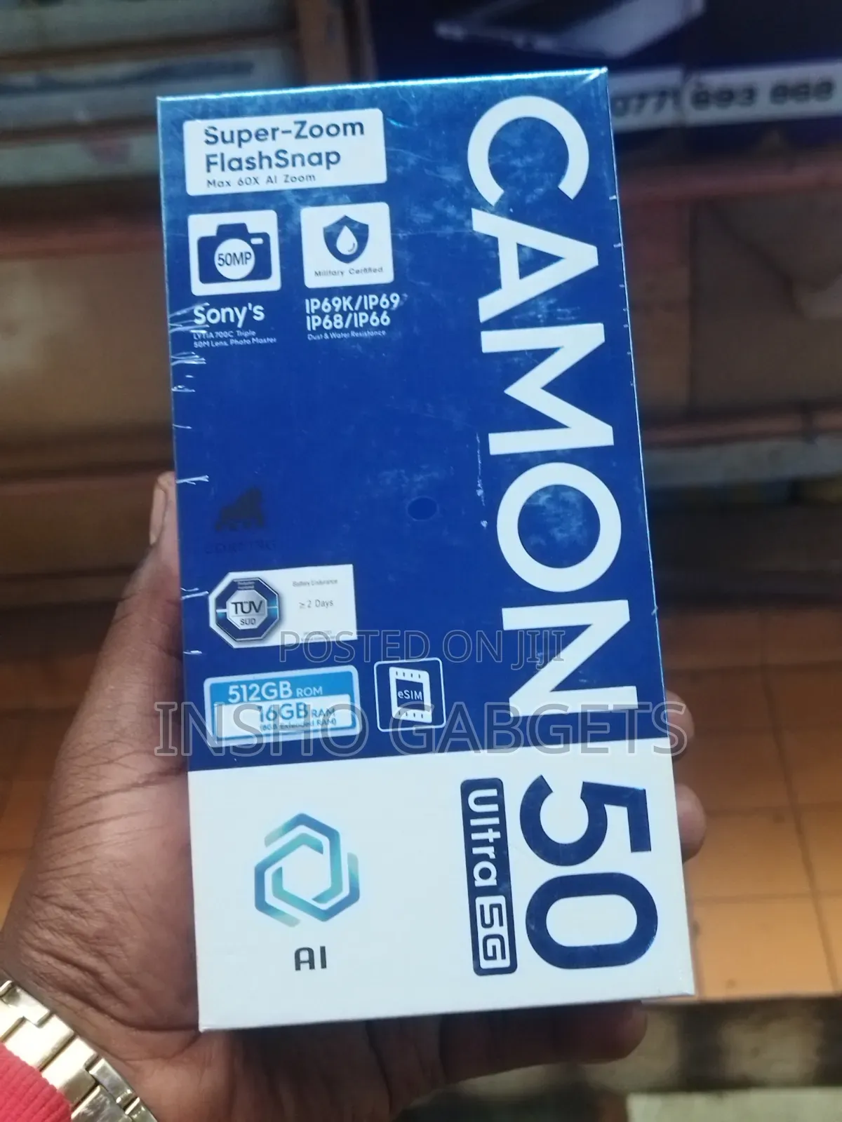 New Tecno Camon 50 Ultra 512 GB Bronze