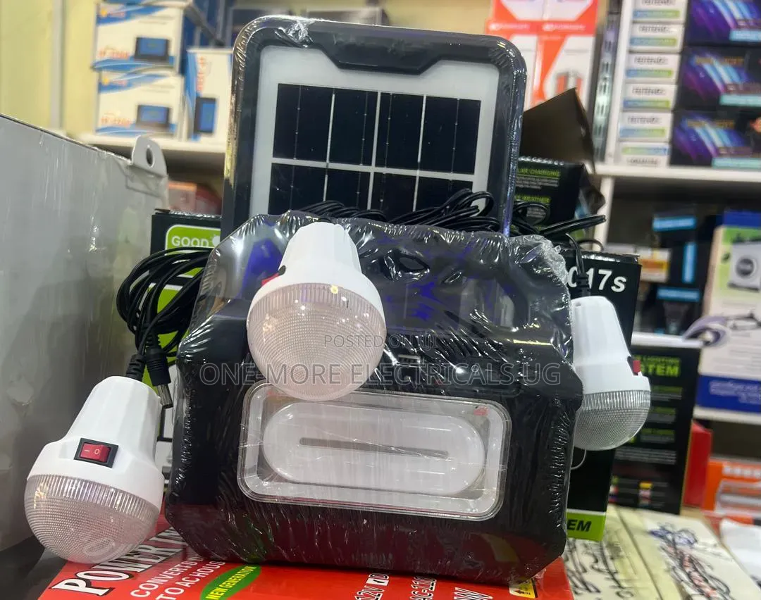 Portable Solar Kit With Radio.