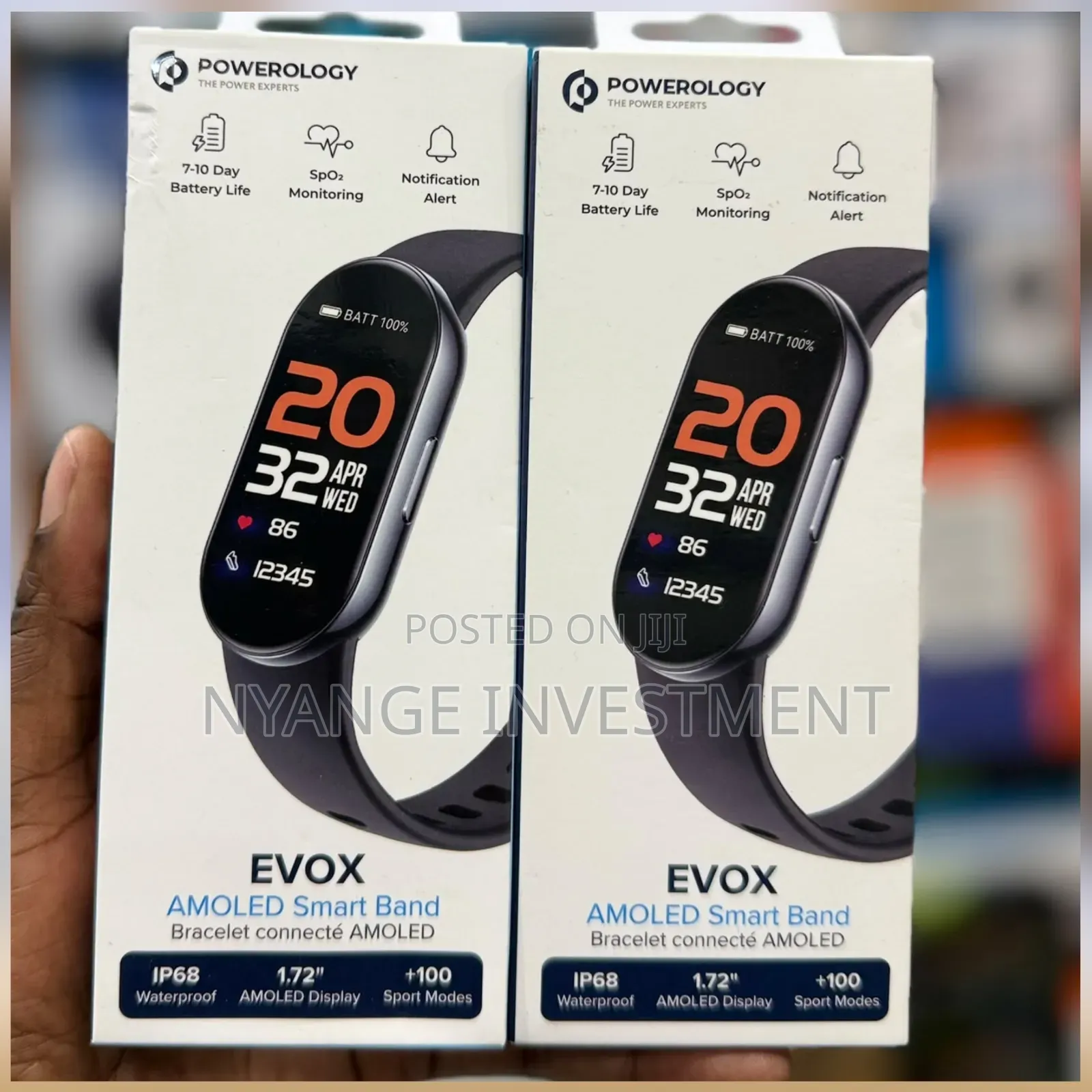 Powerology Evox AMOLED Smart Band.