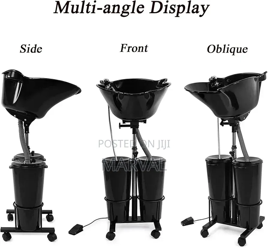 Adjustable Portable Shampoo Bowl With Electric Pump