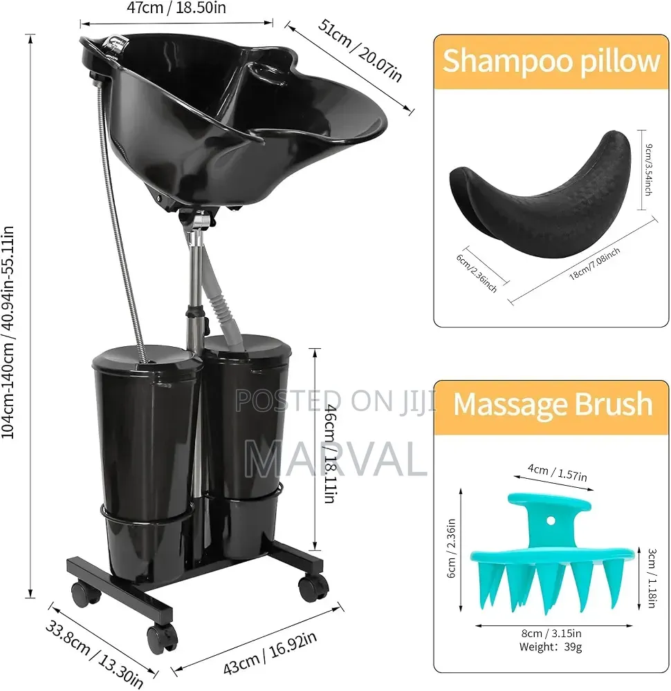 Portable Shampoo Bowl With Pump