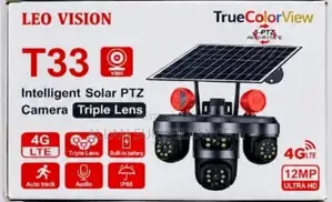 4G Triple Len's Solar Camera PTZ T33