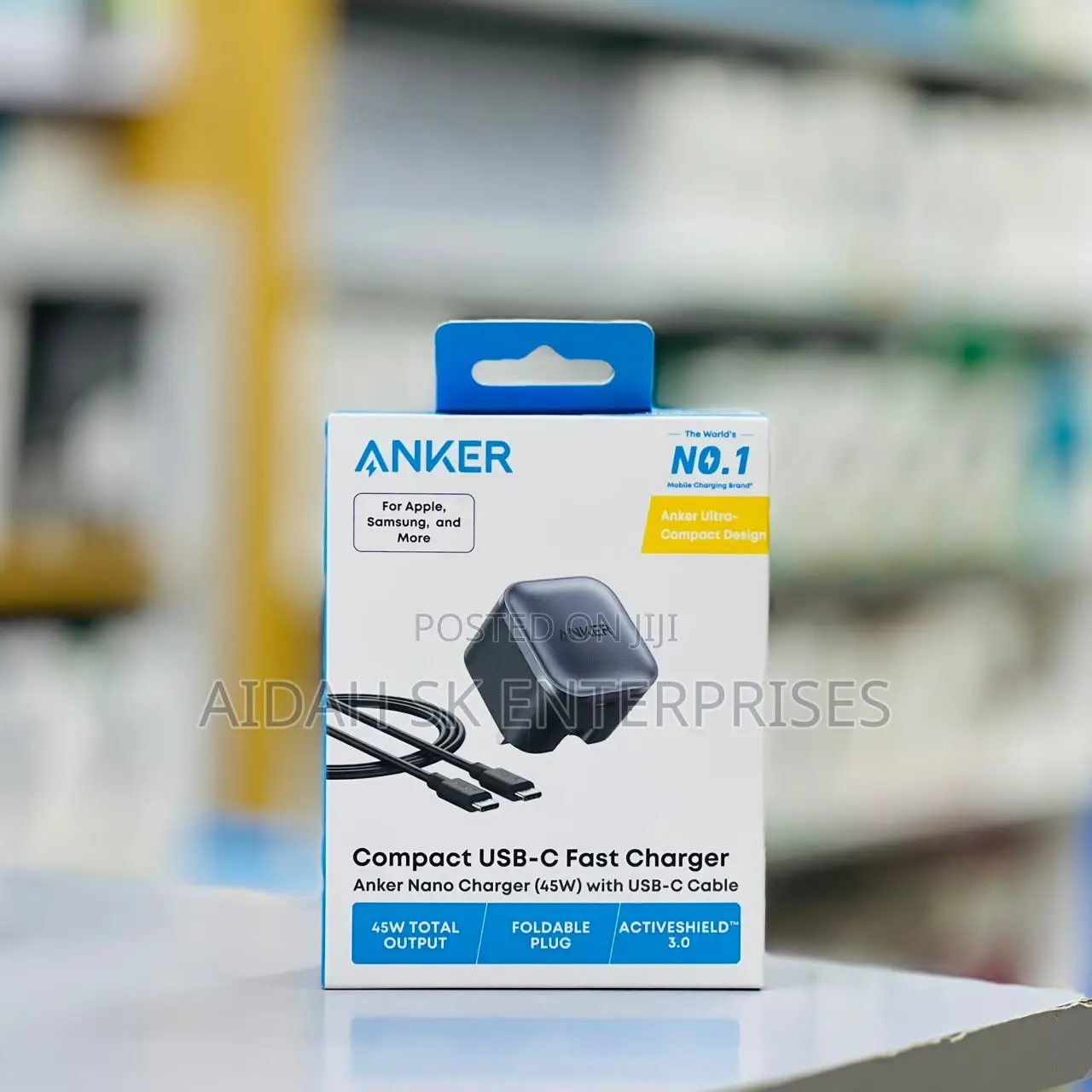 Anker Nano Charger 45W Fast Charger With USB-C Cable