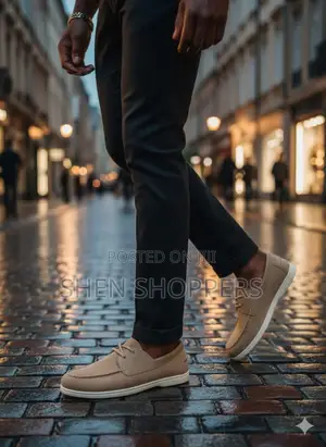 Men Driving Loafer Suede Shoes