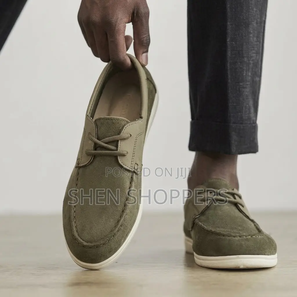 Men Driving Loafer Suede Shoes