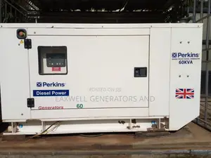 Perkins Uk Generator Almost New 60kva 3 Phase Silent Diesel 25 Rundays