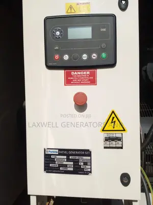 Perkins Uk Generator Almost New 60kva 3 Phase Silent Diesel 25 Rundays