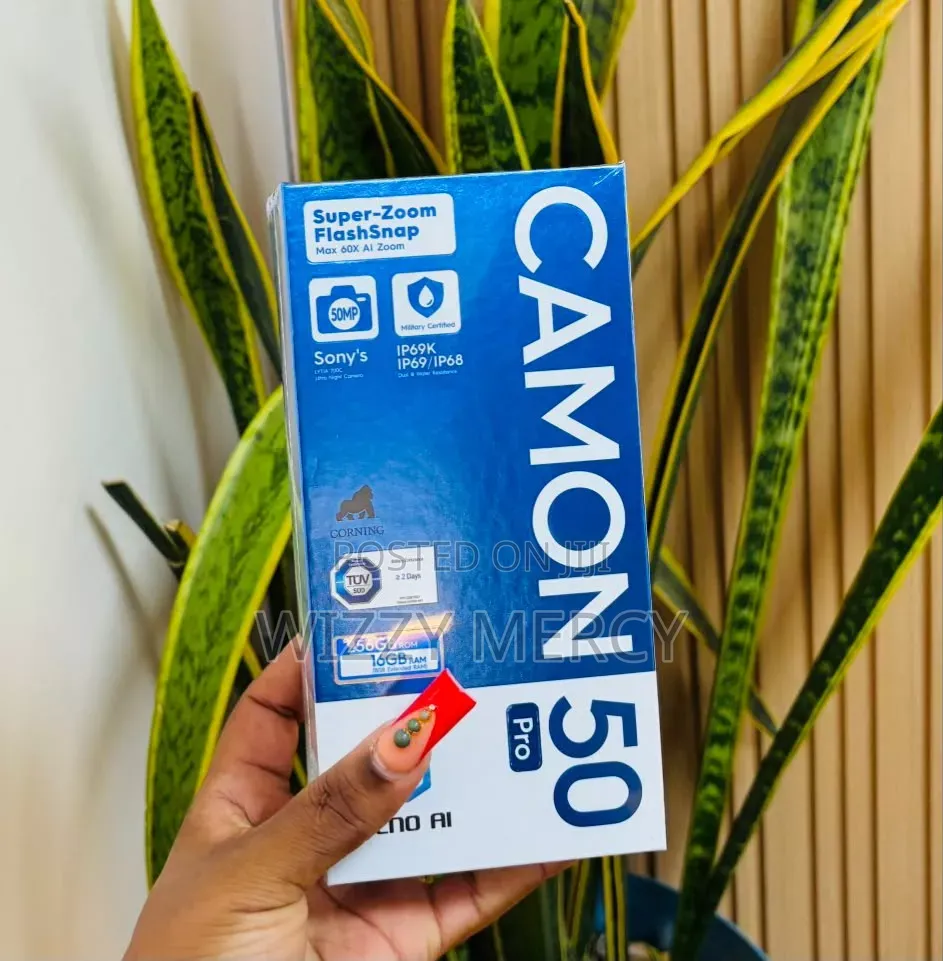 New Tecno Camon 50 Pro 256 GB Blue