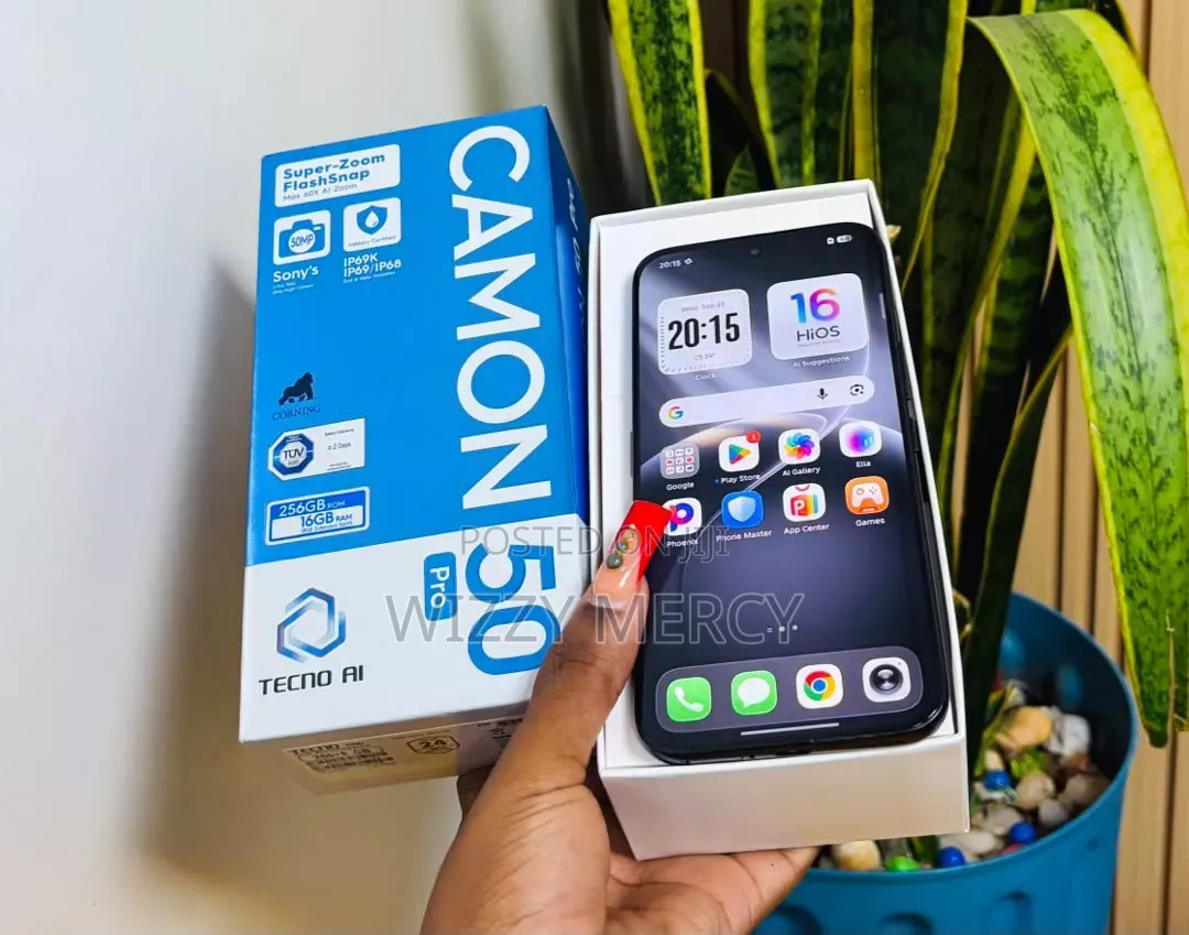 New Tecno Camon 50 Pro 256 GB Blue