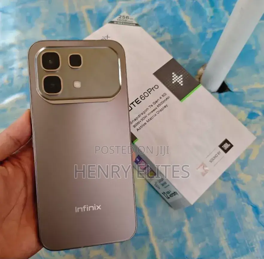 New Infinix Note 60 Pro 256 GB Silver