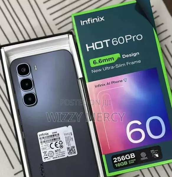 New Infinix Hot 60 Pro 256 GB Black