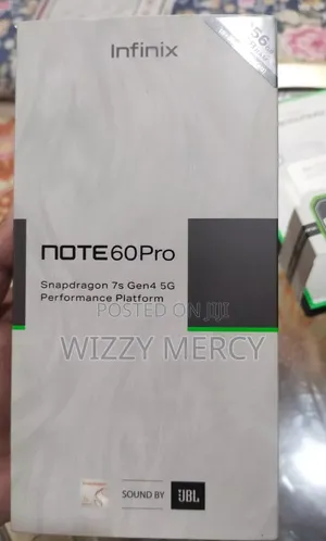 New Infinix Note 60 Pro 256 GB Black