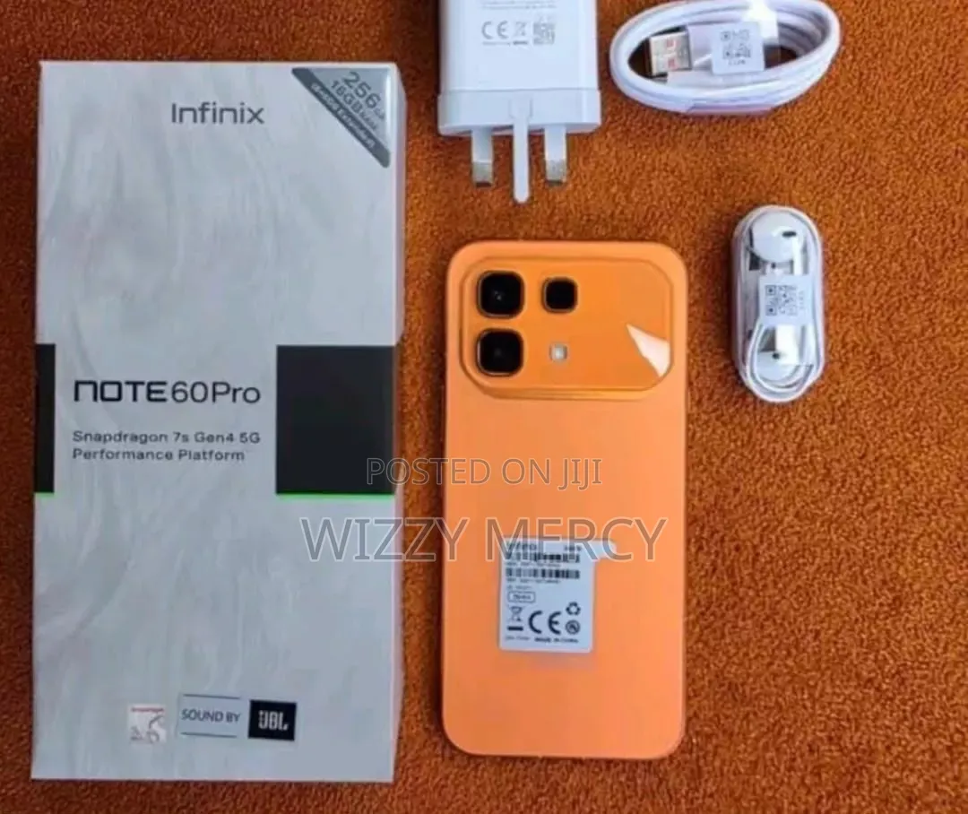 New Infinix Note 60 Pro 256 GB Orange