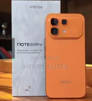 New Infinix Note 60 Pro 256 GB Orange