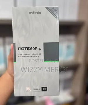 New Infinix Note 60 Pro 256 GB Silver
