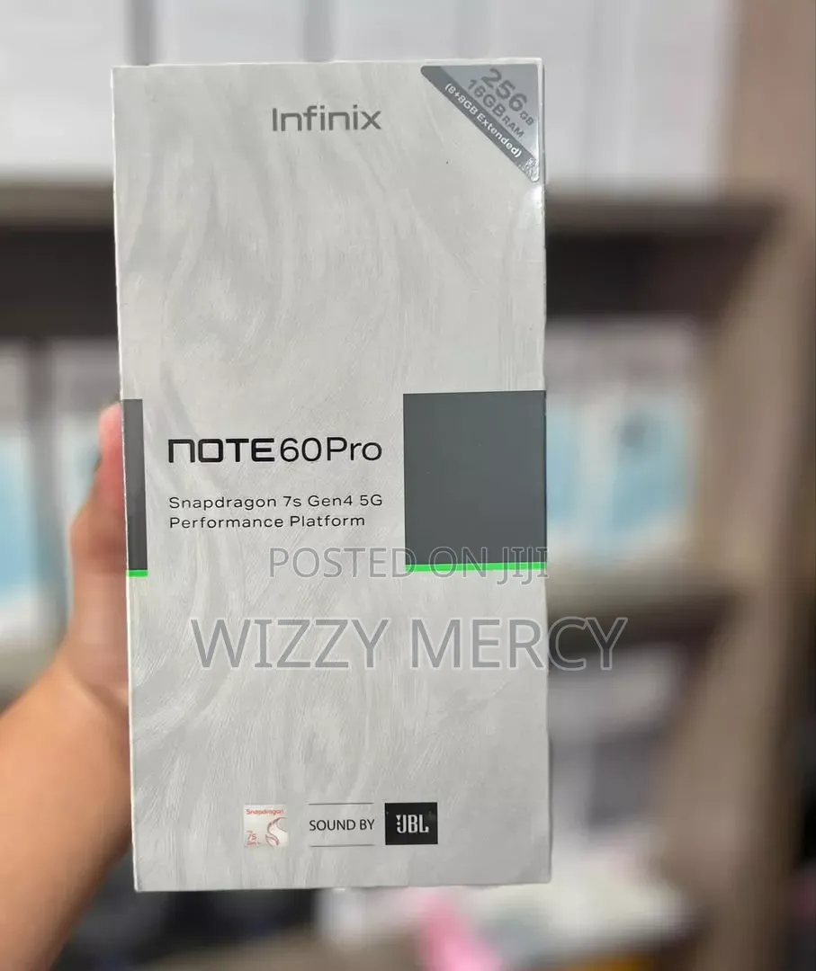 New Infinix Note 60 Pro 256 GB Silver