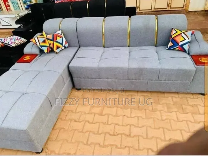6 Seater L Shaped Sofa Readily Available in Different Colours