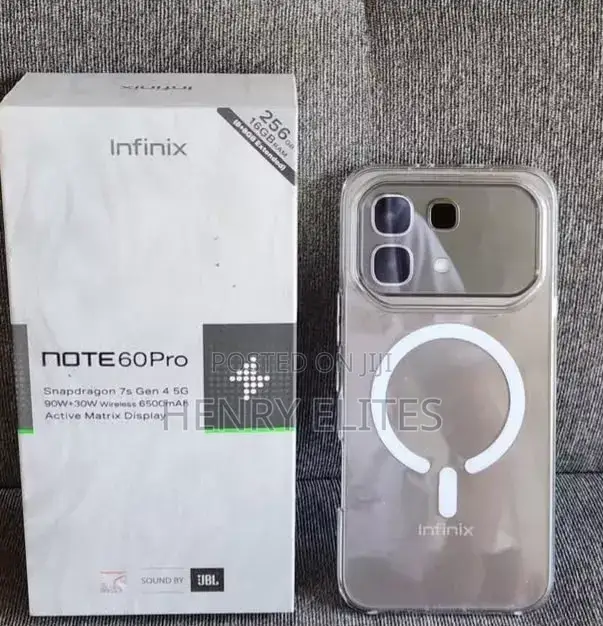 New Infinix Note 60 Pro 256 GB Silver