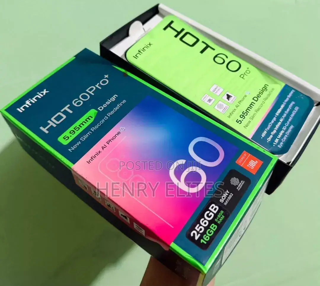 New Infinix Hot 60 Pro+ 256 GB Silver
