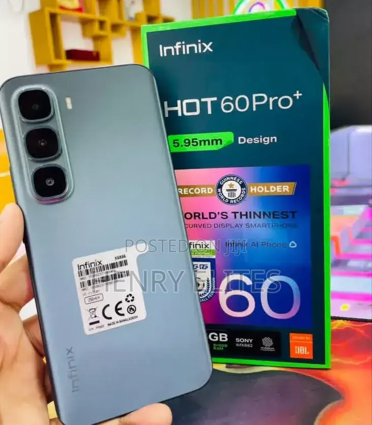 New Infinix Hot 60 Pro+ 256 GB Silver
